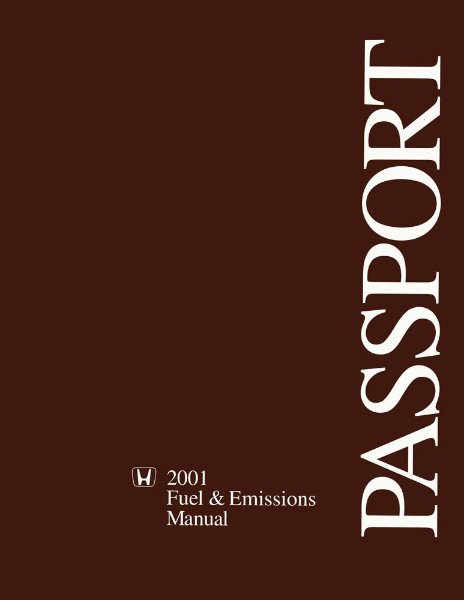 2001 Honda Passport Factory Shop Service Manual