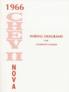 1966 Chevrolet Chevy II, Nova Wiring Diagrams Manual