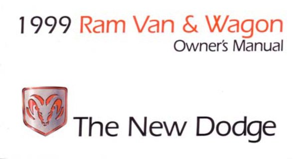 1999 Dodge Ram Van Owner's Manual