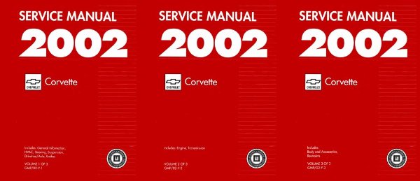2002 Chevrolet Corvette Factory Shop Service Manual
