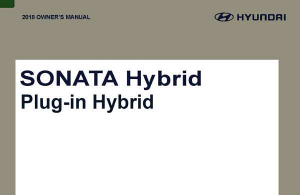 2018 Hyundai Sonata HEV Owner's Manual
