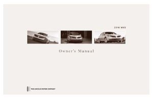 2016 Lincoln MKS Owner's Manual