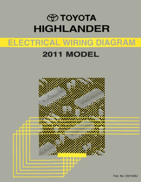 2011 Toyota Highlander Wiring Diagrams Manual