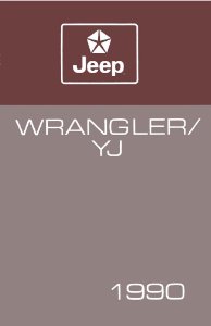 1990 Jeep Wrangler Owner's Manual