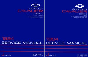 1994 Chevrolet Cavalier Factory Shop Service Manual
