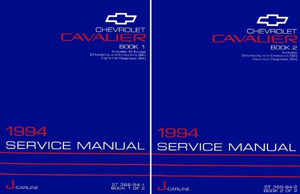 1994 Chevrolet Cavalier Factory Shop Service Manual