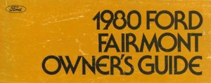 1980 Ford Fairmont Owner's Manual