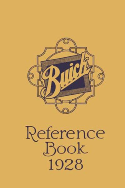 1928 Buick Standard Six Owner's Manual