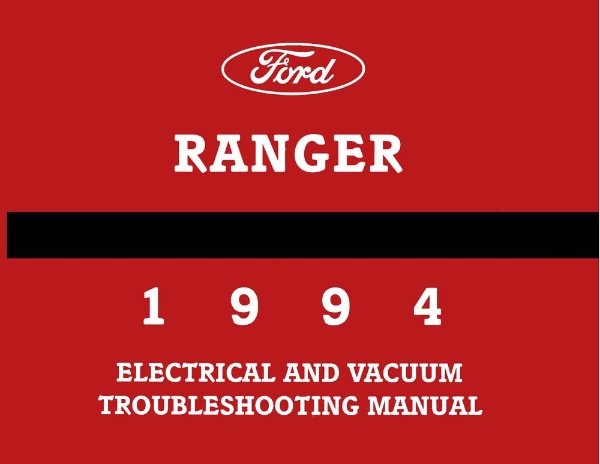1994 Ford Truck Ranger Wiring Diagrams Manual