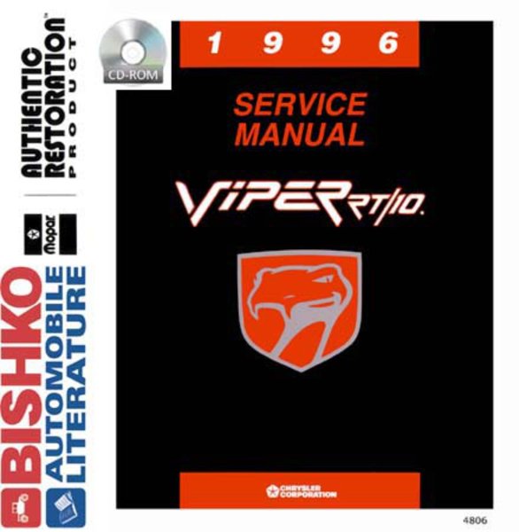 1996 Dodge Viper Factory Shop Service Manual