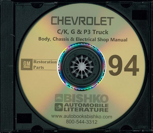 1994 Chevrolet Truck C10, C20, C30, K10, K20, K30 Factory Shop Service Manual