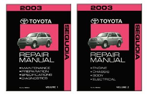2003 Toyota Sequoia Factory Shop Service Manual