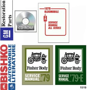 1979 Oldsmobile ALL MODELS FISHER BODY Factory Shop Service Manual
