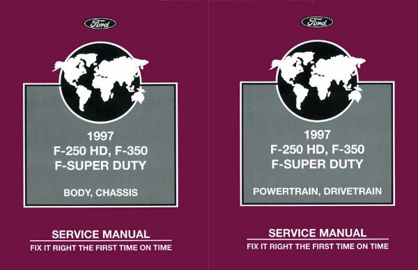 1997 Ford Truck F250 HD, F350, F-Super Duty Factory Shop Service Manual