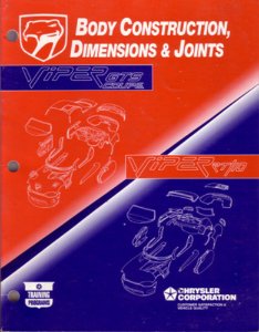 1996 Dodge Viper Factory Shop Service Manual