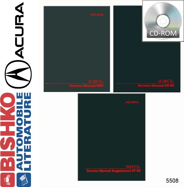 1997–1999 Acura 2.2CL, 2.3CL, 3.0CL Factory Shop Service Manual