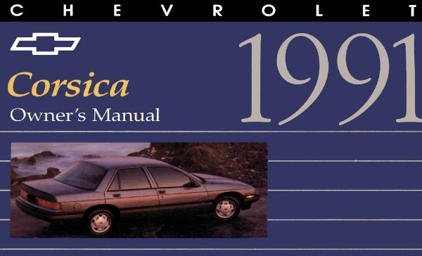1991 Chevrolet Corsica Owner's Manual
