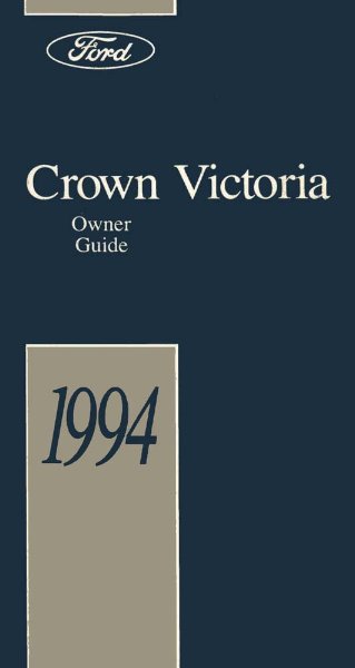 1994 Ford Crown Victoria Owner's Manual