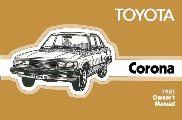 1981 Toyota Corona Owner's Manual