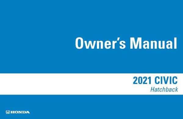 2021 Honda Civic Hatchback Owner's Manual