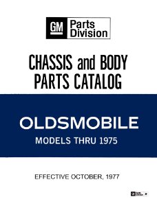 1965–1975 Oldsmobile All Models Parts Book