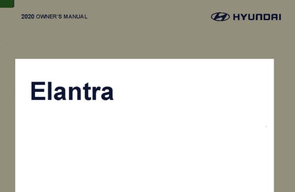 2020 Hyundai Elantra Owner's Manual