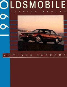 1990 Oldsmobile Cutlass Supreme Factory Shop Service Manual