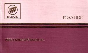 1986 Buick Lesabre Owner's Manual