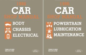 1986 Ford Escort, Tempo, Topaz, Lynx Factory Shop Service Manual
