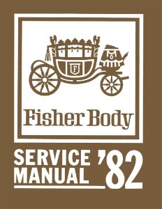 1982 Buick Cadillac Chevrolet Fisher Body Shop Service Repair Manual Book