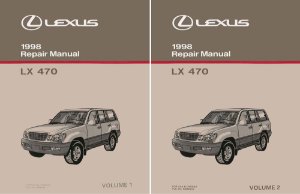 1998 Lexus LX 470 Factory Shop Service Manual