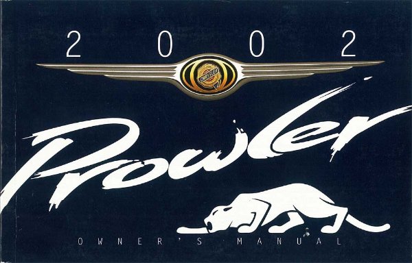 2002 Plymouth Prowler Owner's Manual