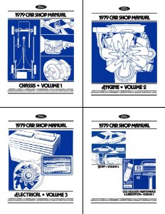 1979 Ford Ford Lincoln Mercury Factory Shop Service Manual