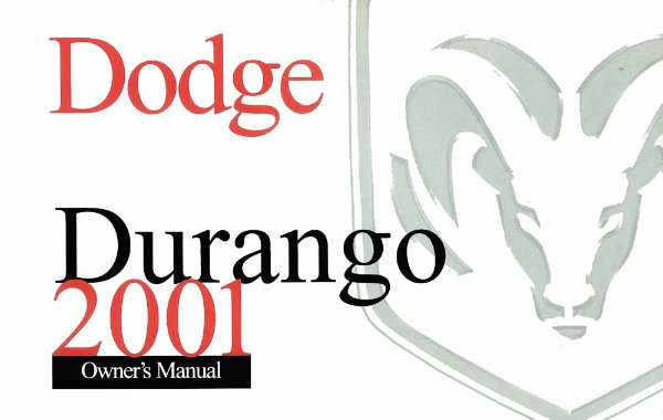2001 Dodge Durango Owner's Manual