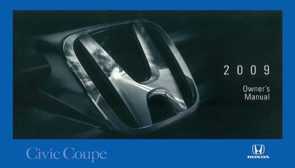 2009 Honda Civic Coupe Owner's Manual