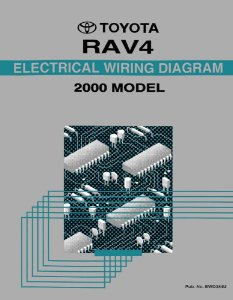 2000 Toyota RAV4 Wiring Diagrams Manual