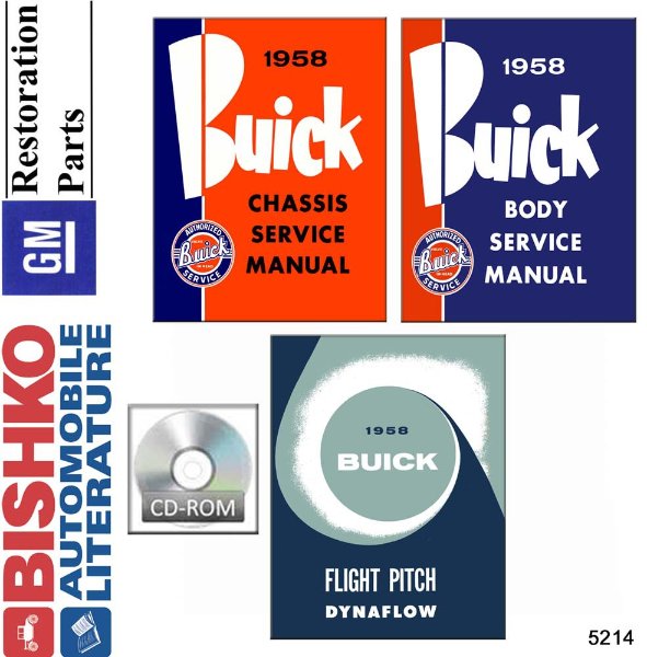 1958 Buick All Models Factory Shop Service Manual
