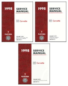 1998 Chevrolet Corvette Factory Shop Service Manual