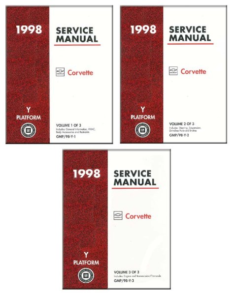 1998 Chevrolet Corvette Factory Shop Service Manual