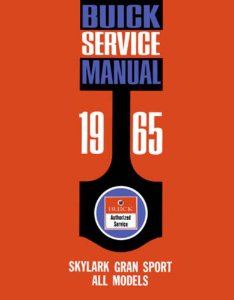 1965 Buick Skylark Gran Sport Factory Shop Service Manual