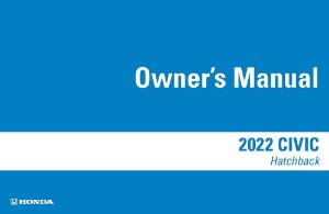 2022 Honda Civic Hatchback Owner's Manual
