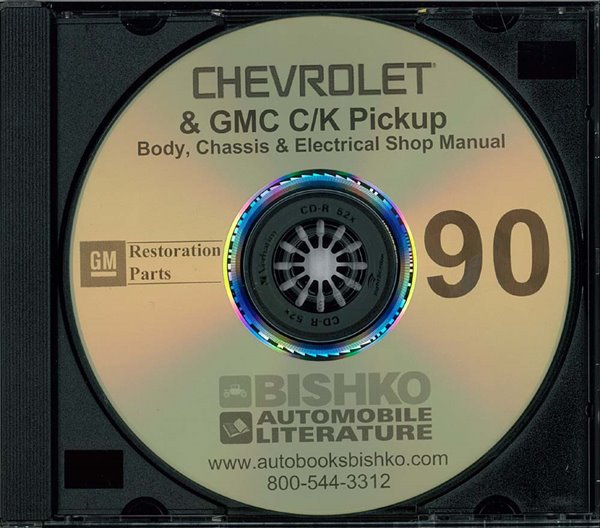 1990 Chevrolet Truck C10, C20, C30, K10, K20, K30 Factory Shop Service Manual