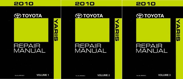 2010 Toyota Yaris Factory Shop Service Manual