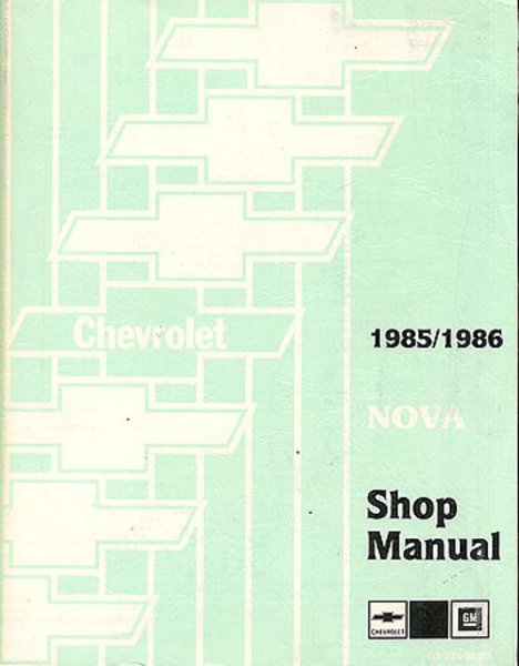 1985–1986 Chevrolet Nova Factory Shop Service Manual