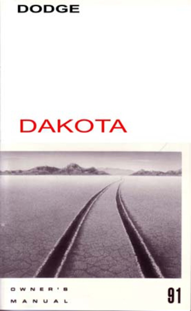 1991 Dodge Dakota Owner's Manual