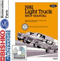 1981 Ford Truck Lt Duty Shop Service Repair Manual PDF sample image