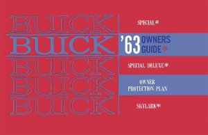 1963 Buick Special, Skylark Owner's Manual