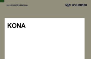 2019 Hyundai Kona Owner's Manual
