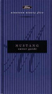 1995 Ford Mustang Owner's Manual