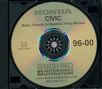 1996-2000 HONDA CIVIC Body, Chassis & Electrical Service Manual w/CVT Supplement sample image